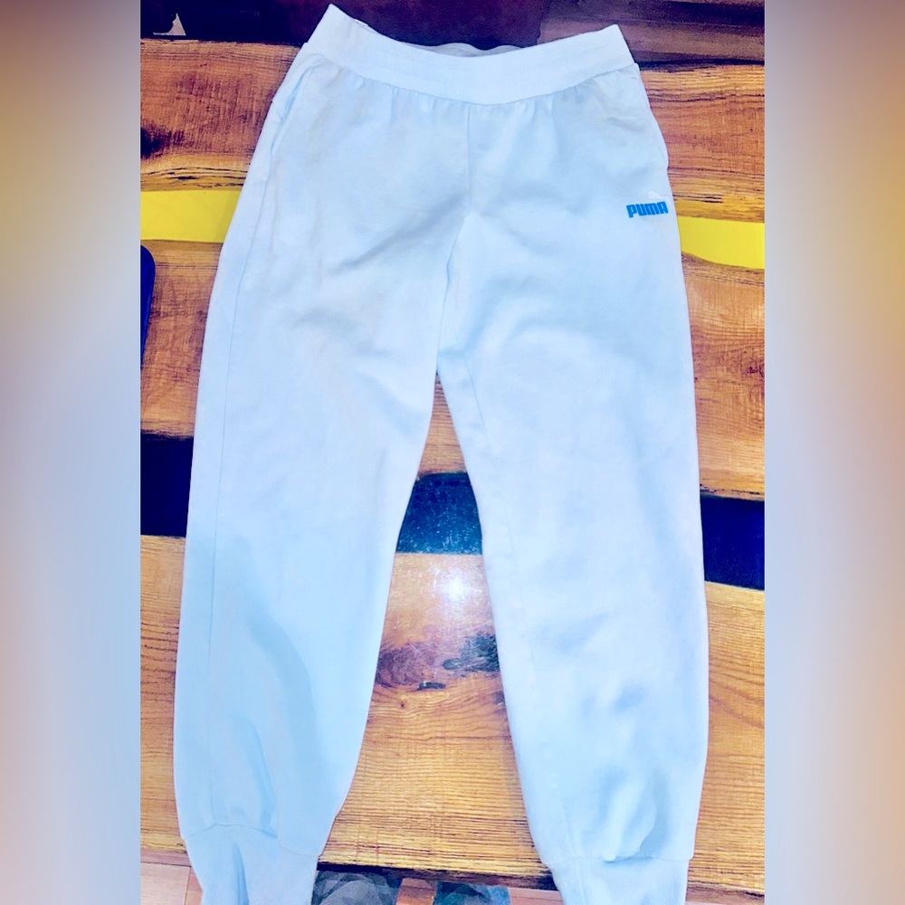 Puma women’s joggers - medium powder blue